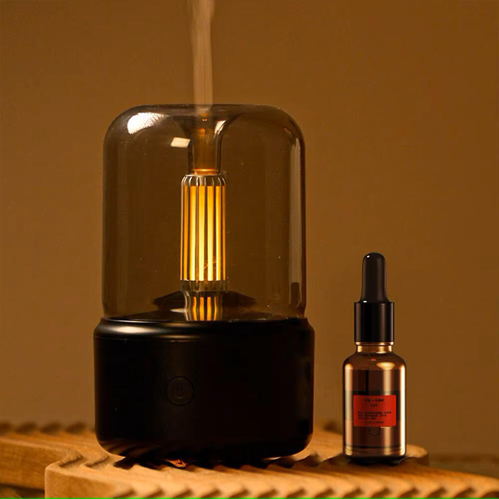 Humidificador con aromaterapia y luz ambiental