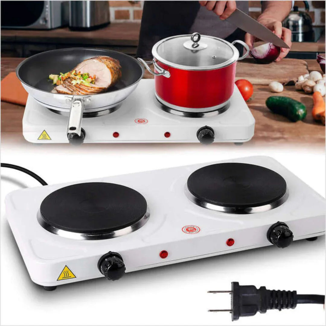 Cocina Eléctrica Doble – Versatilidad y Comodidad al Máximo