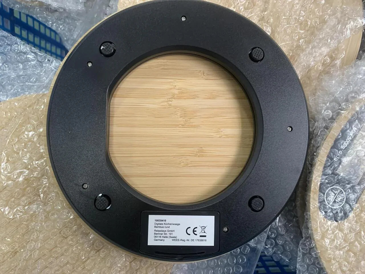 Balanza Digital de Cocina Bambú – Precisión y Elegancia Natural
