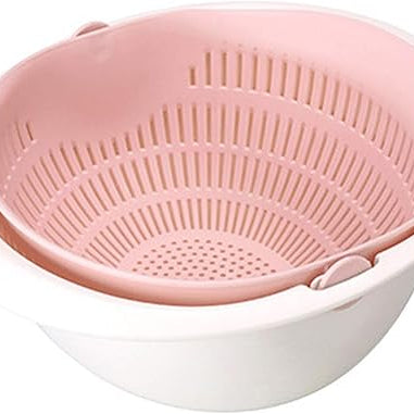 Colador giratorio doble