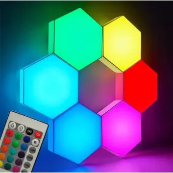Luces decorativas hexagonales