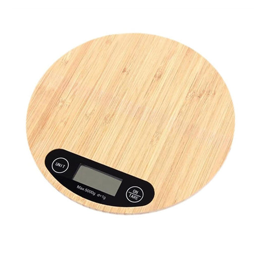 Balanza Digital de Cocina Bambú – Precisión y Elegancia Natural