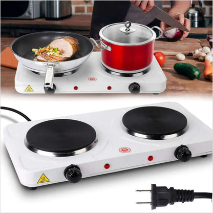 Cocina Eléctrica Doble – Versatilidad y Comodidad al Máximo