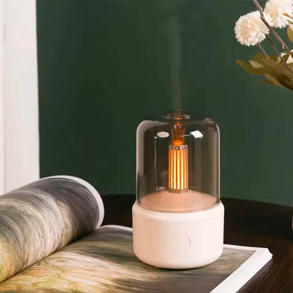 Humidificador con aromaterapia y luz ambiental