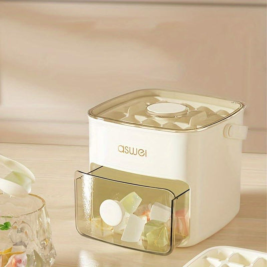 Máquina 2 en 1 de Hielo – Cubitos y Almacenaje Práctico