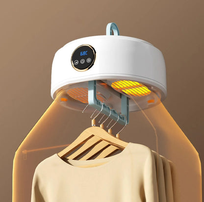 Secador eléctrico portátil con diseño plegable